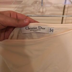 Christian Dior Silk Skirt